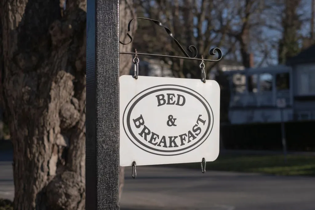 bed and breakfast opening